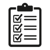 Give me an icon of a checklist