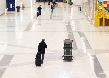 CVG Airport embraces smart robotic floor scrubbers to manage growth