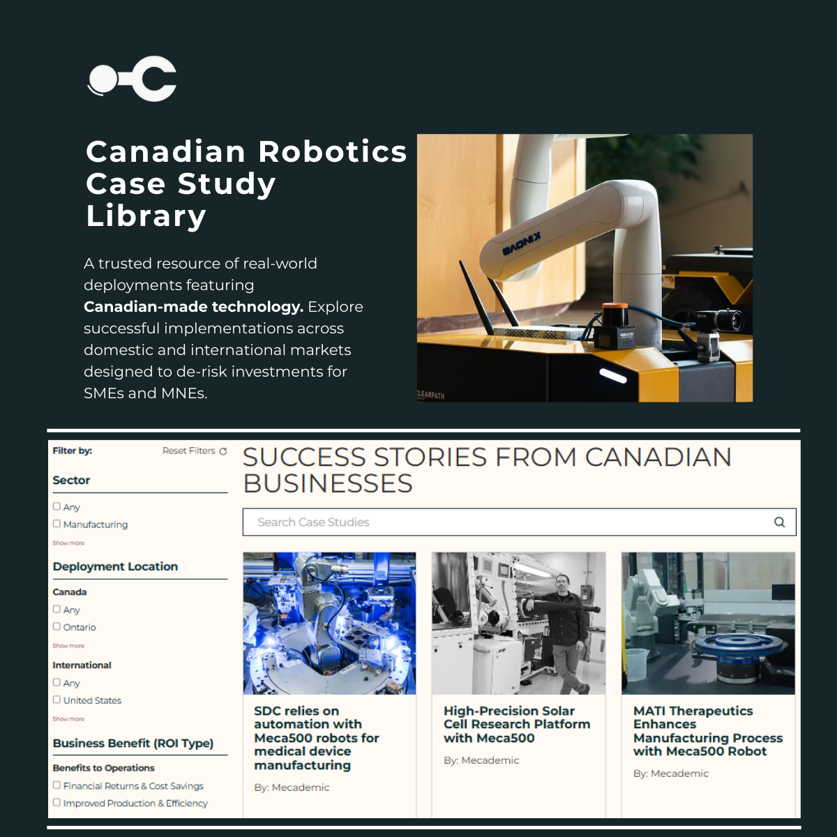 Canadian Robotics Case Study Library