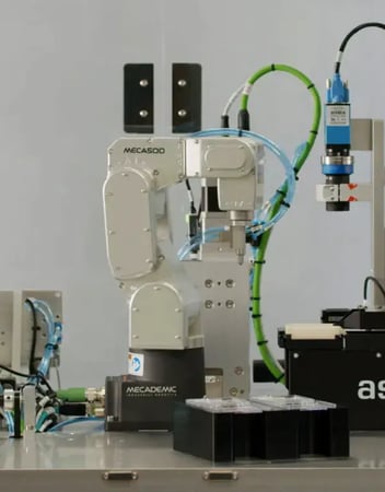 A Meca500 - the six-axis robotic arm from Mecademic