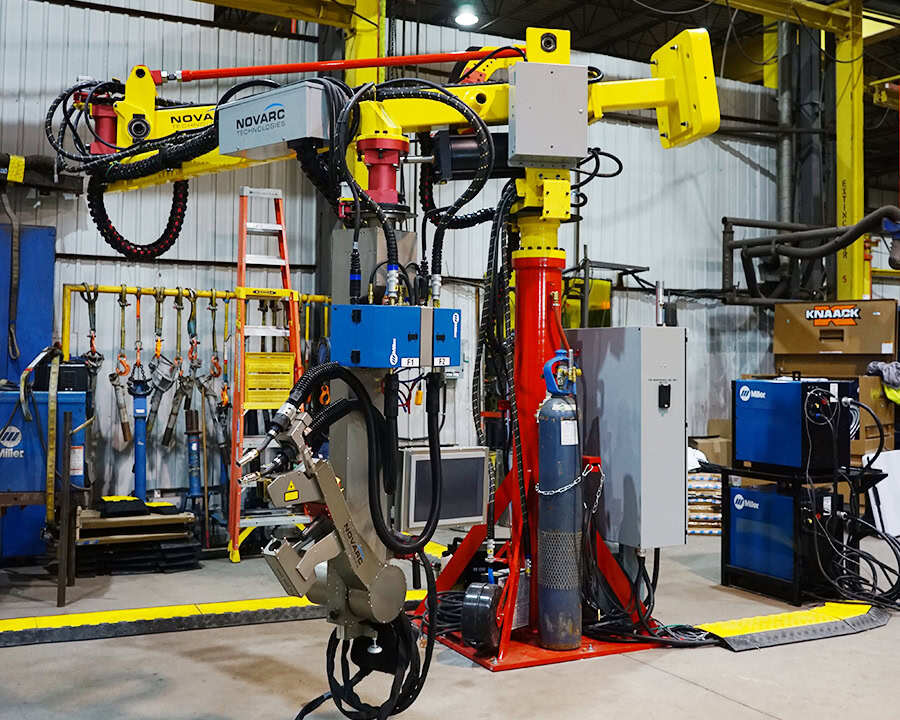 Novarc’s Spool Welding Robot (SWR) Solution