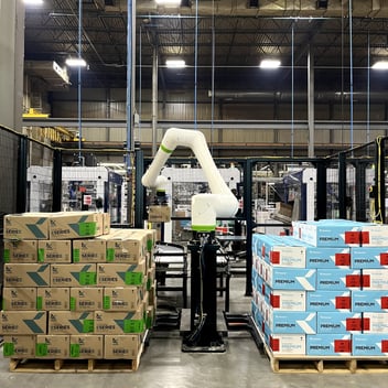 Cobot palletizing